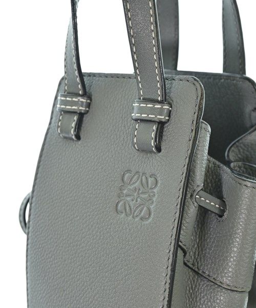 Loewe Anagram Hammock Drawstring Mini Shoulder Bag Blue — view 8