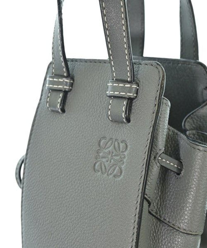 Loewe Anagram Hammock Drawstring Mini Shoulder Bag Blue — view 8
