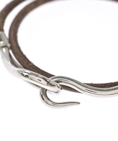 Hermes Bracelet Bangle Silver — view 2