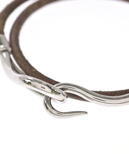 Hermes Bracelet Bangle Silver — view 2
