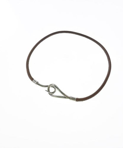 Hermes Bracelet Bangle Silver — view 3