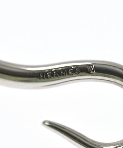 Hermes Bracelet Bangle Silver — view 4