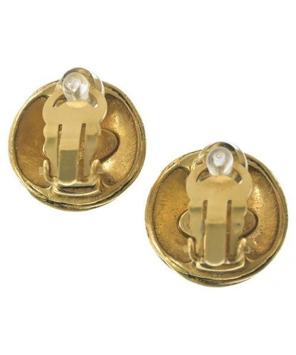 Chanel 94A CC Logo Earrings Gold — view 2