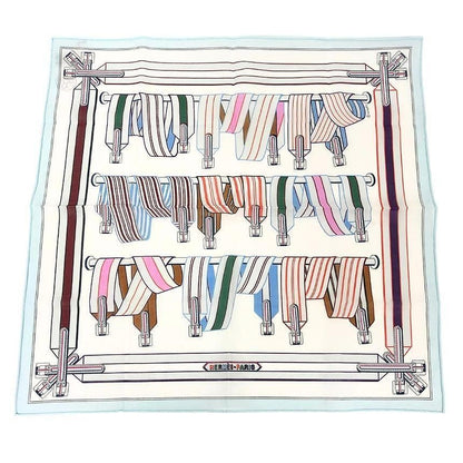 Hermes Handkerchief Carre Scarf les Sangles en Finesse Anne Metz Belt Pattern