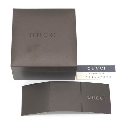 Gucci Trademark Logo Plate Necklace Double Ball Chain Sterling Silver — view 3