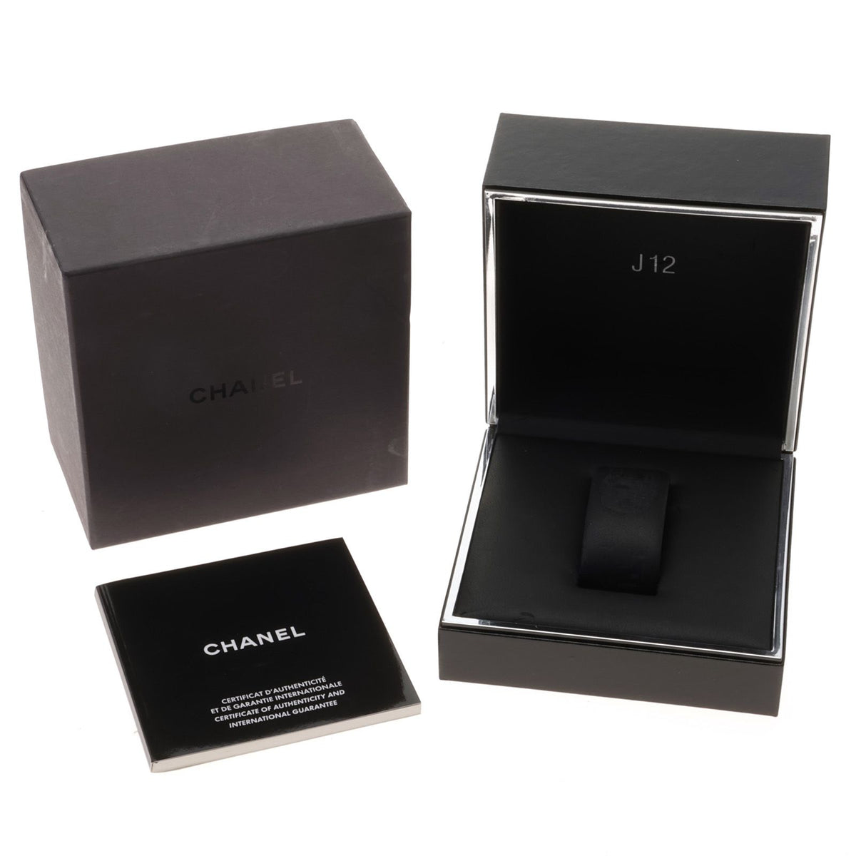Chanel J12 Diamond Bezel Watch White Ceramic Boys — view 7