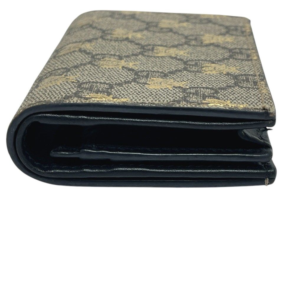 Gucci Bifold Wallet GG Supreme Canvas Brown — view 7