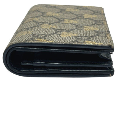 Gucci Bifold Wallet GG Supreme Canvas Brown — view 7