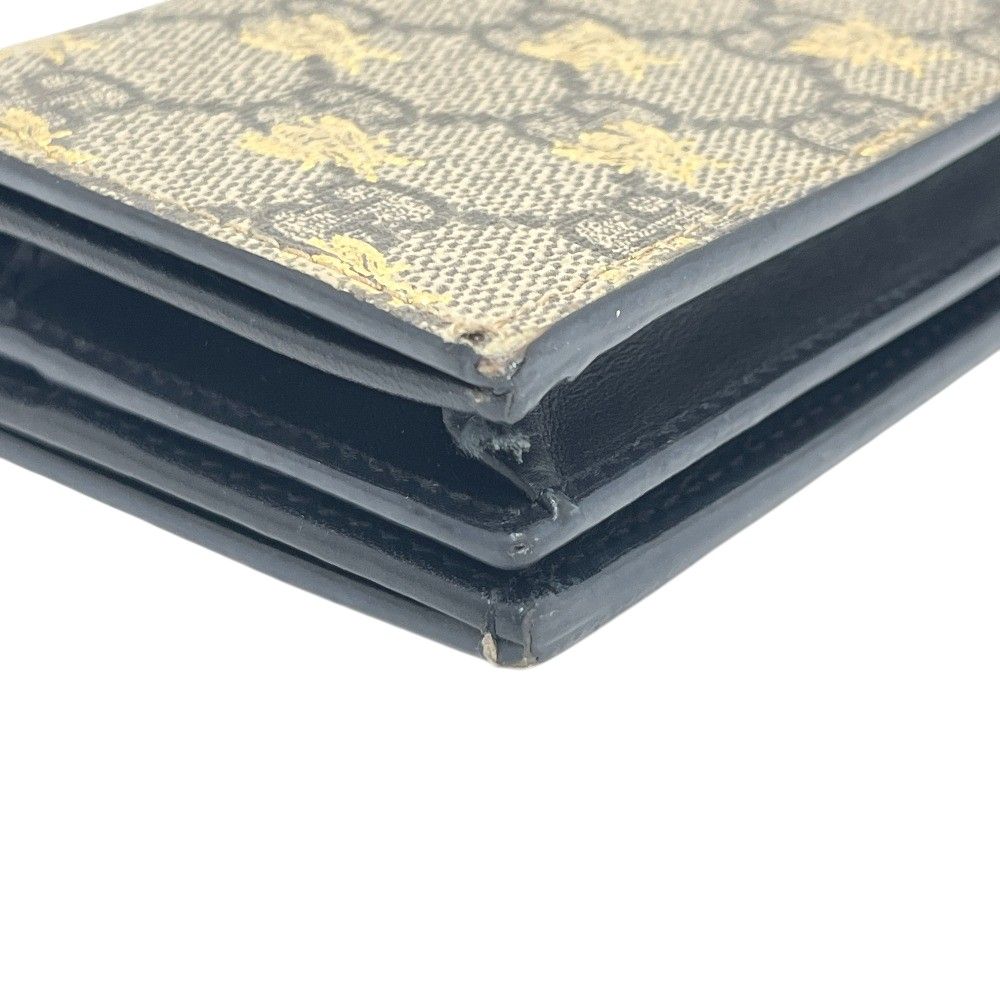 Gucci Bifold Wallet GG Supreme Canvas Brown — view 3