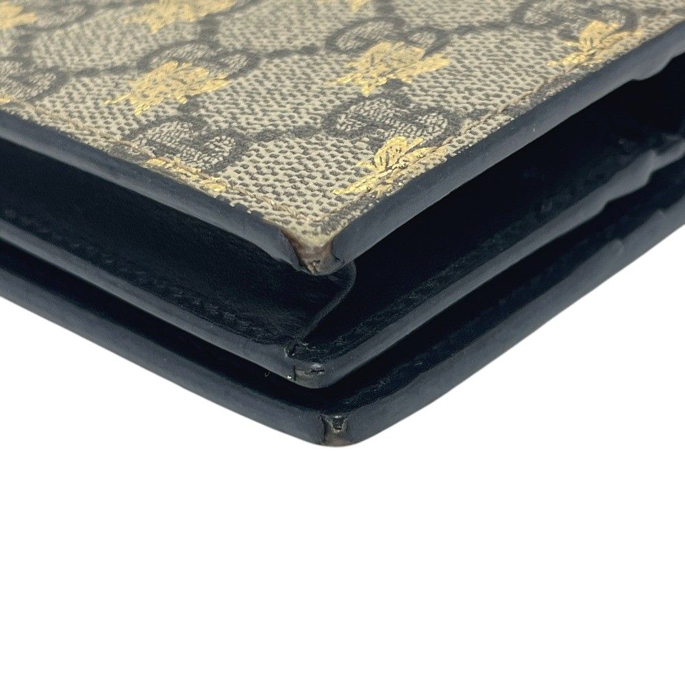 Gucci Bifold Wallet GG Supreme Canvas Brown — view 4