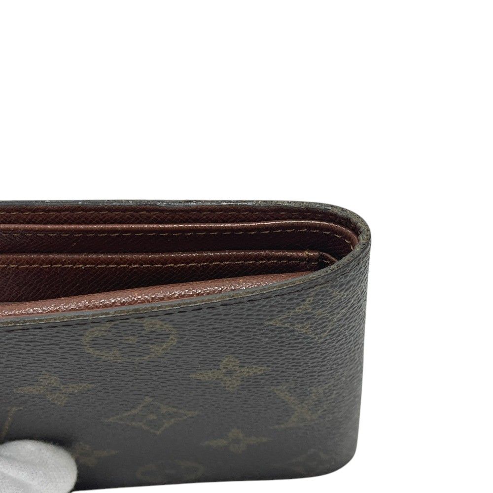 Louis Vuitton Bifold Wallet Portefeuille Marco Monogram Canvas Brown — view 4