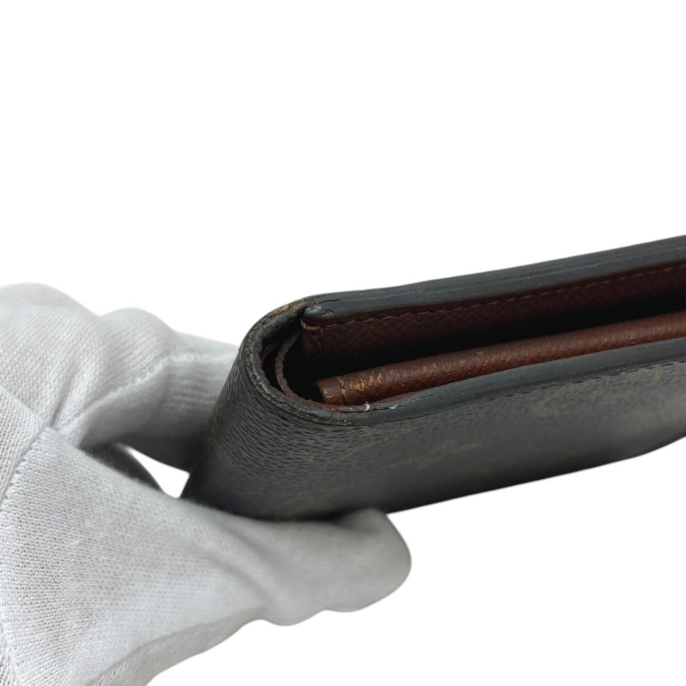 Louis Vuitton Bifold Wallet Portefeuille Marco Monogram Canvas Brown — view 6