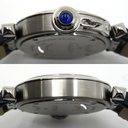 Cartier Miss Pasha Silver Watch SS Quartz Leather — view 4
