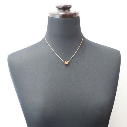 Hermes Necklace Mini Pop H Rocabar New Gold Yellow H Logo Pendant — view 7
