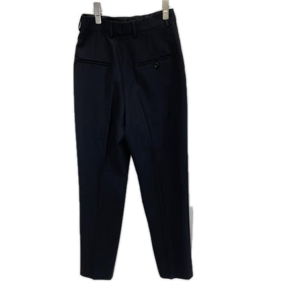 Celine Double-pleat Trousers Pants Black 38 — view 2