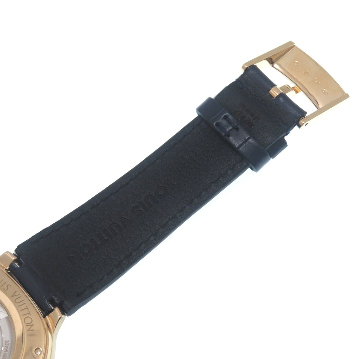 Louis Vuitton Voyager GMT Watch 18k Pink Gold 18k Blue Automatic Auto — view 7