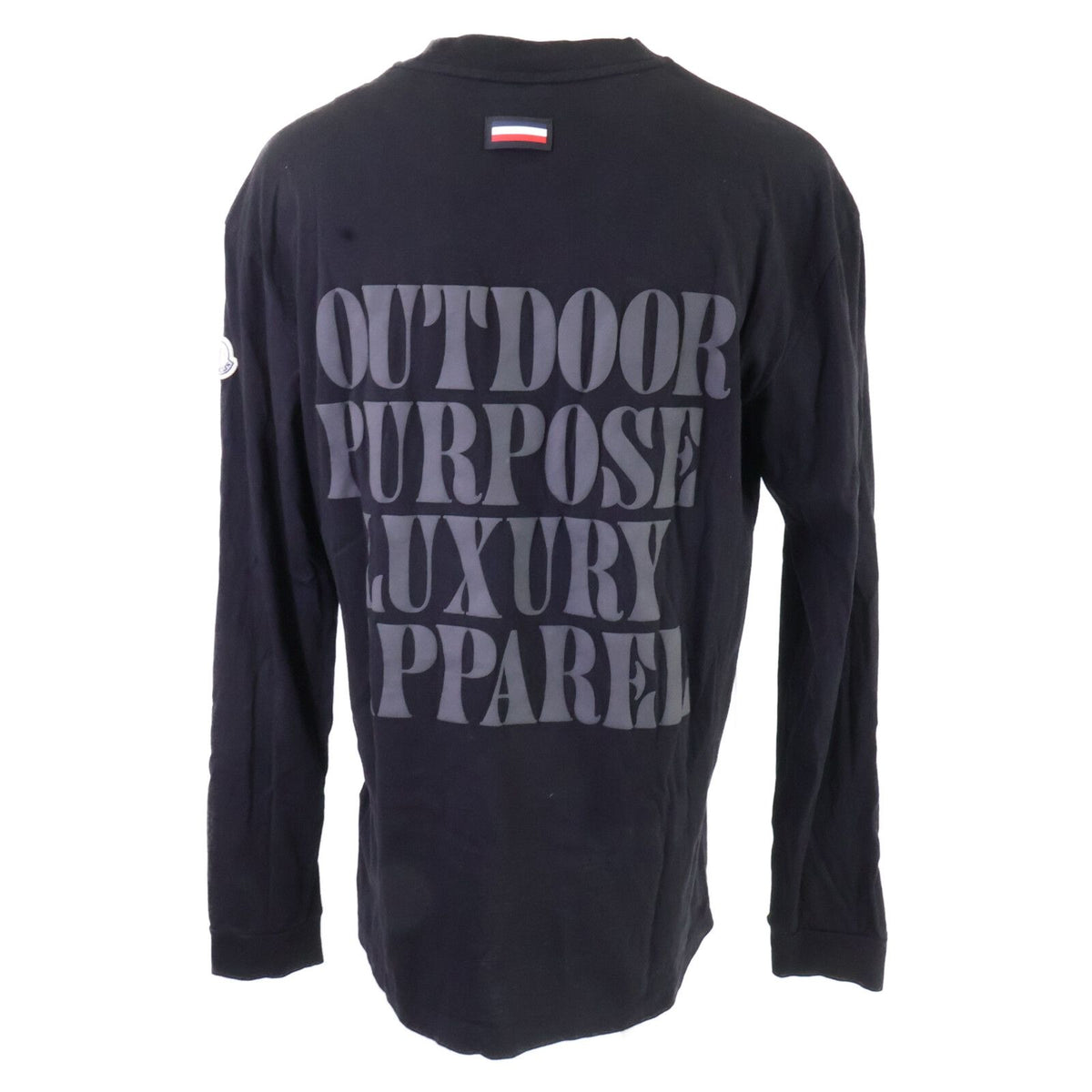 Moncler LS T-Shirt Logo Print Long Sleeve — view 3