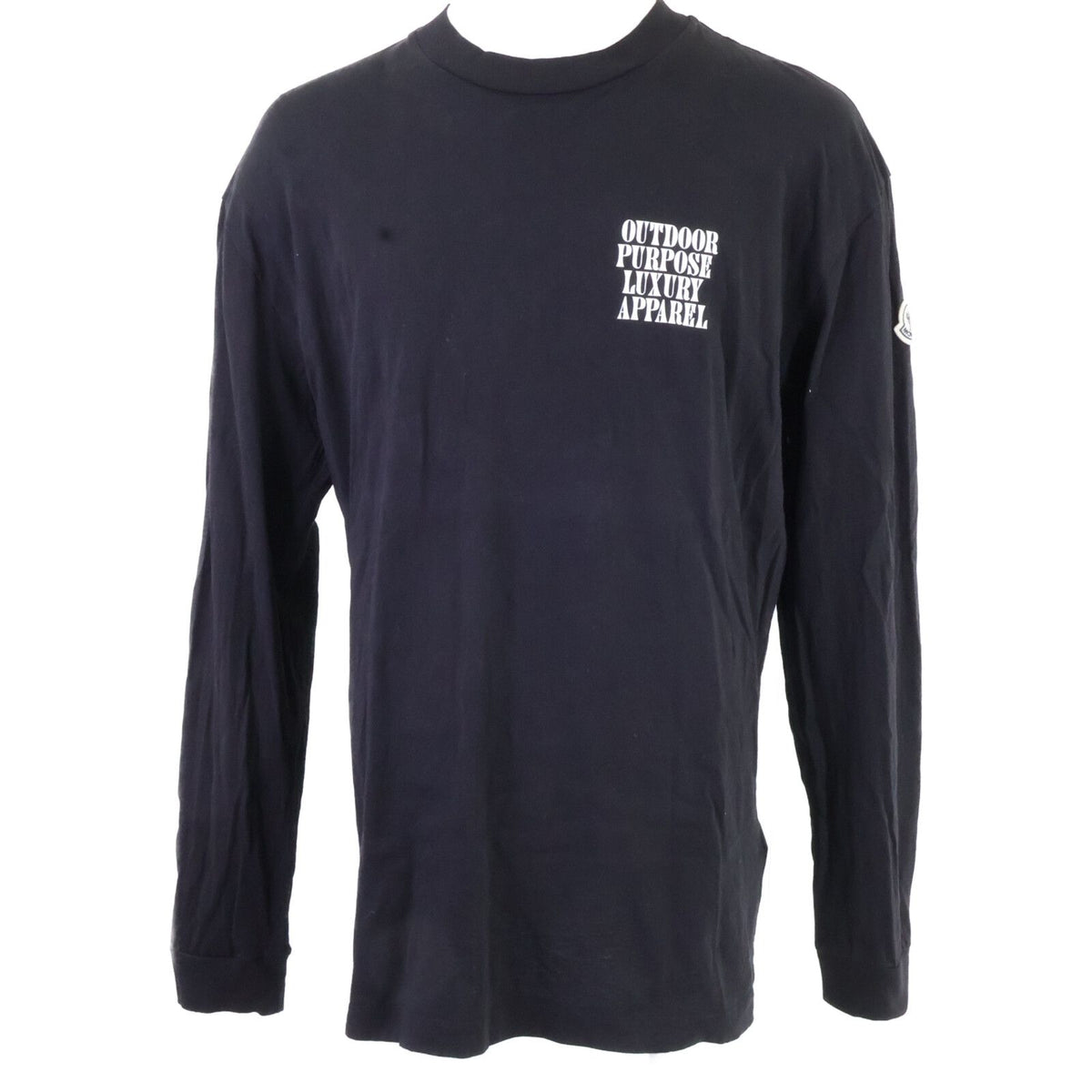 Moncler LS T-Shirt Logo Print Long Sleeve