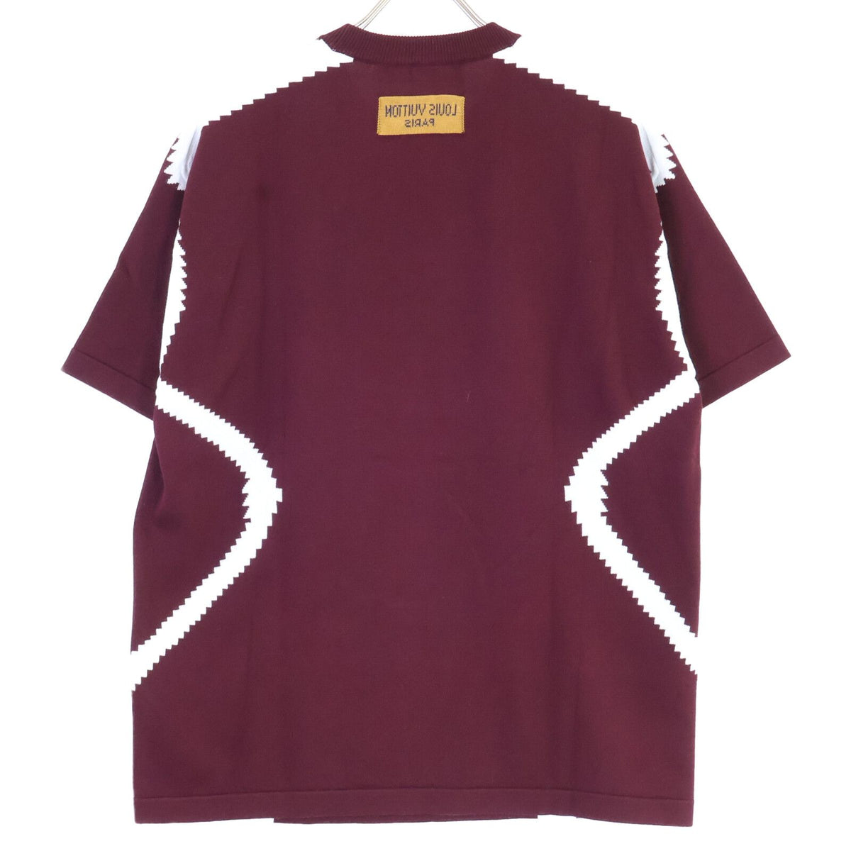 Louis Vuitton Intarsia Crew Neck Short Sleeve Knit Sweater — view 2
