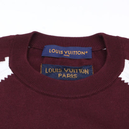 Louis Vuitton Intarsia Crew Neck Short Sleeve Knit Sweater — view 6