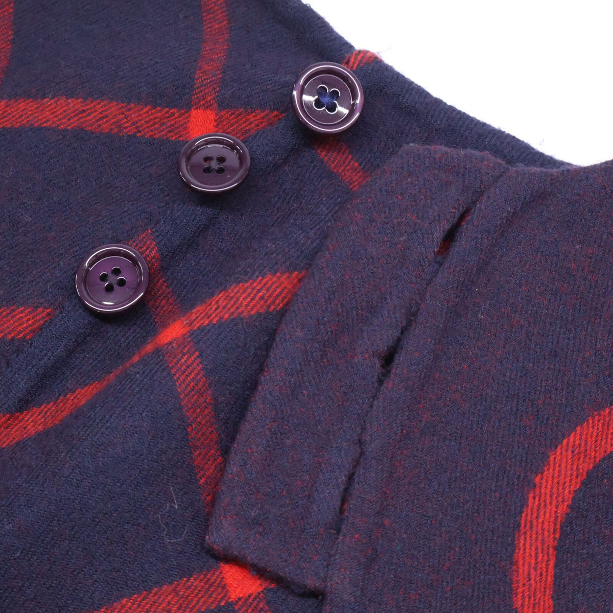 Gucci Silk Blend Interlocking G Lined Check Poncho 36 — view 8