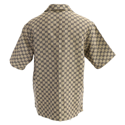 Gucci GG Linen Blend Canvas Shirt 44 — view 3