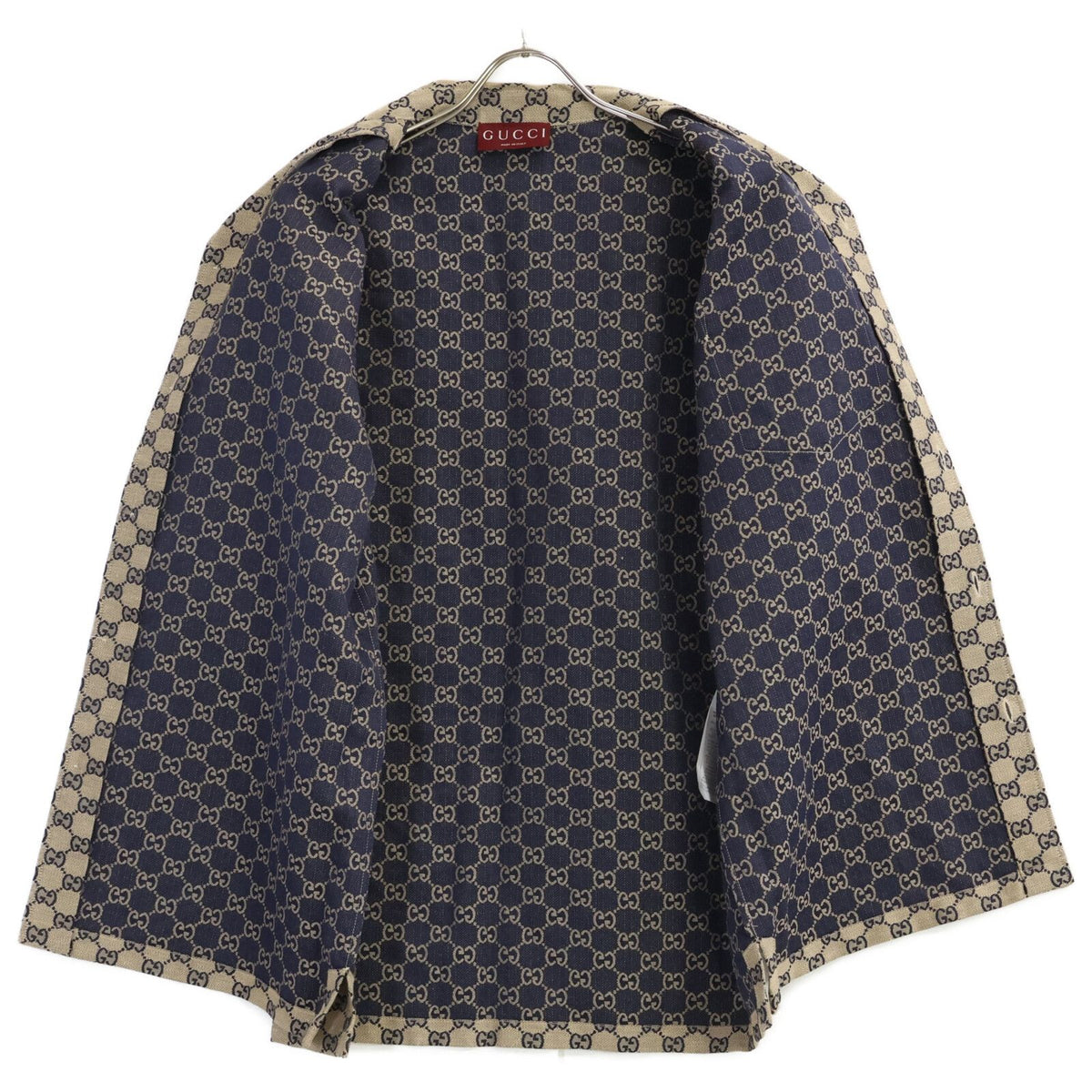 Gucci GG Linen Blend Canvas Shirt 44 — view 4