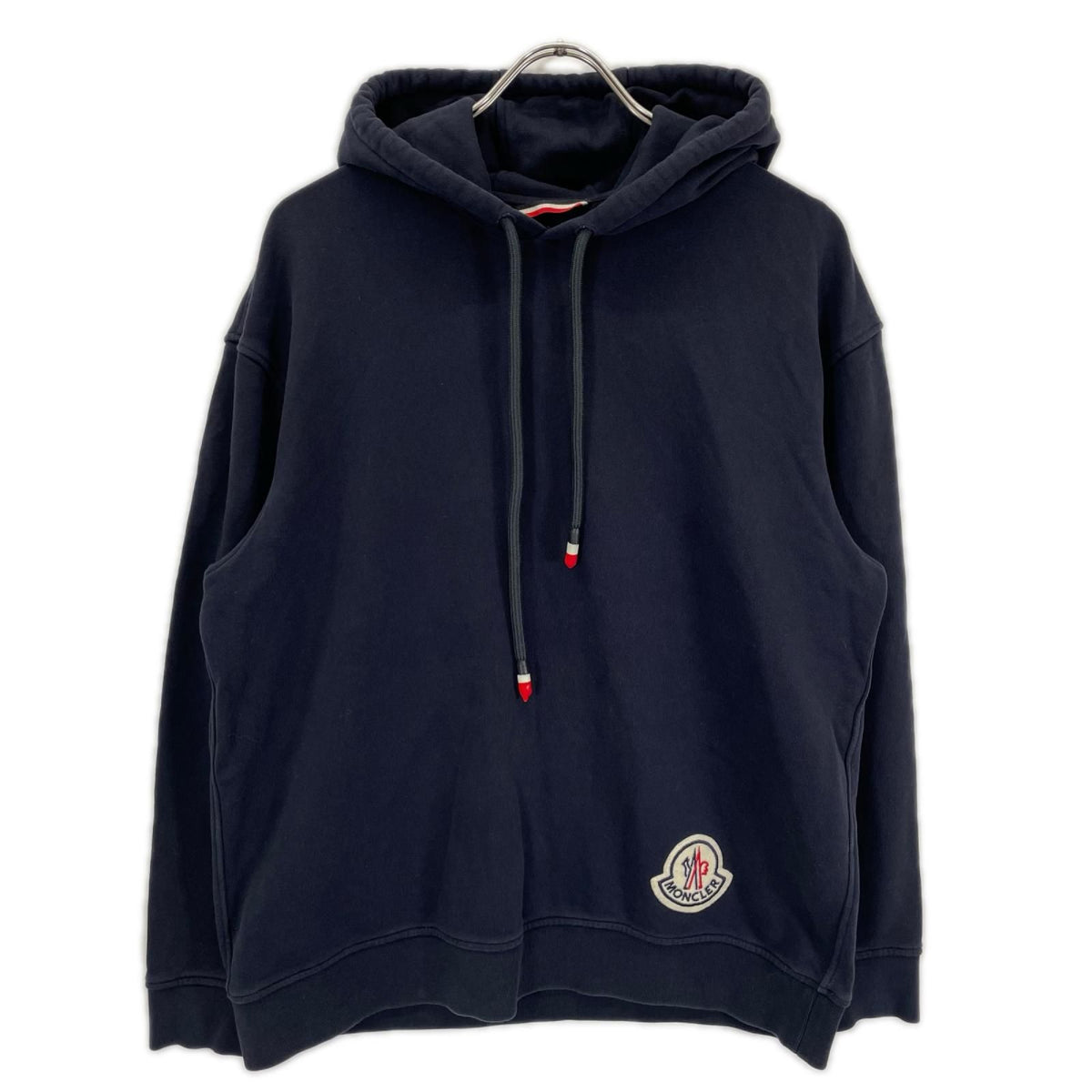 Moncler Maglia Navy Logo Patch Hoodie XL