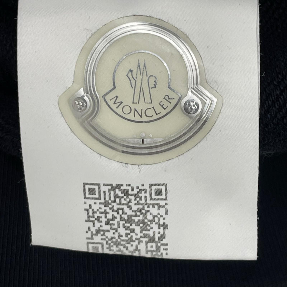 Moncler Maglia Navy Logo Patch Hoodie XL — view 6