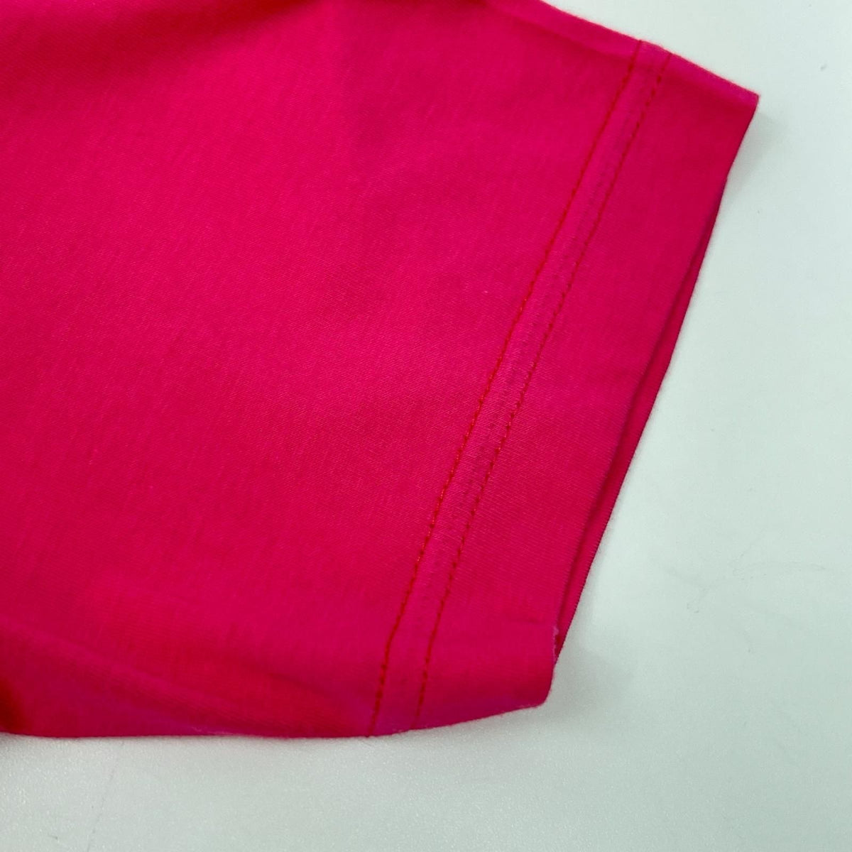 Gucci Pink Interlocking G Logo Embroidery Cotton T-Shirt — view 8