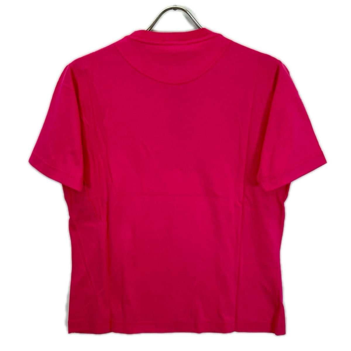 Gucci Pink Interlocking G Logo Embroidery Cotton T-Shirt — view 2