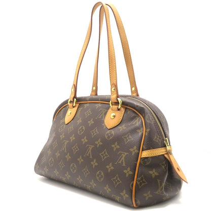 Louis Vuitton Montorgueil PM Monogram Shoulder Bag Canvas Brown — view 2