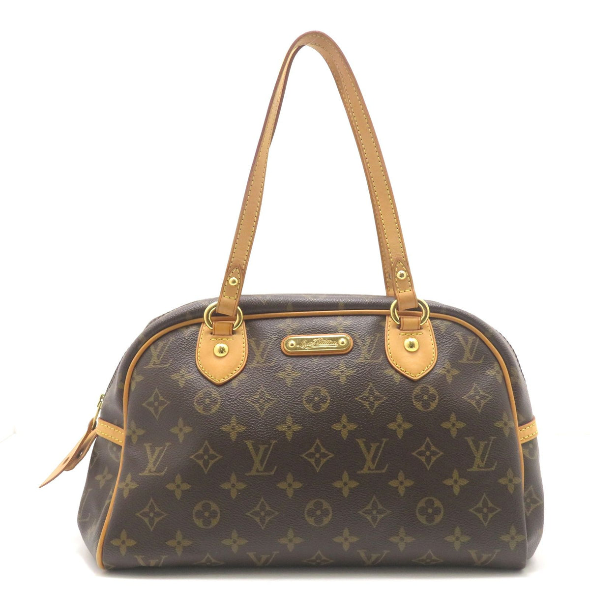 Louis Vuitton Montorgueil PM Monogram Shoulder Bag Canvas Brown
