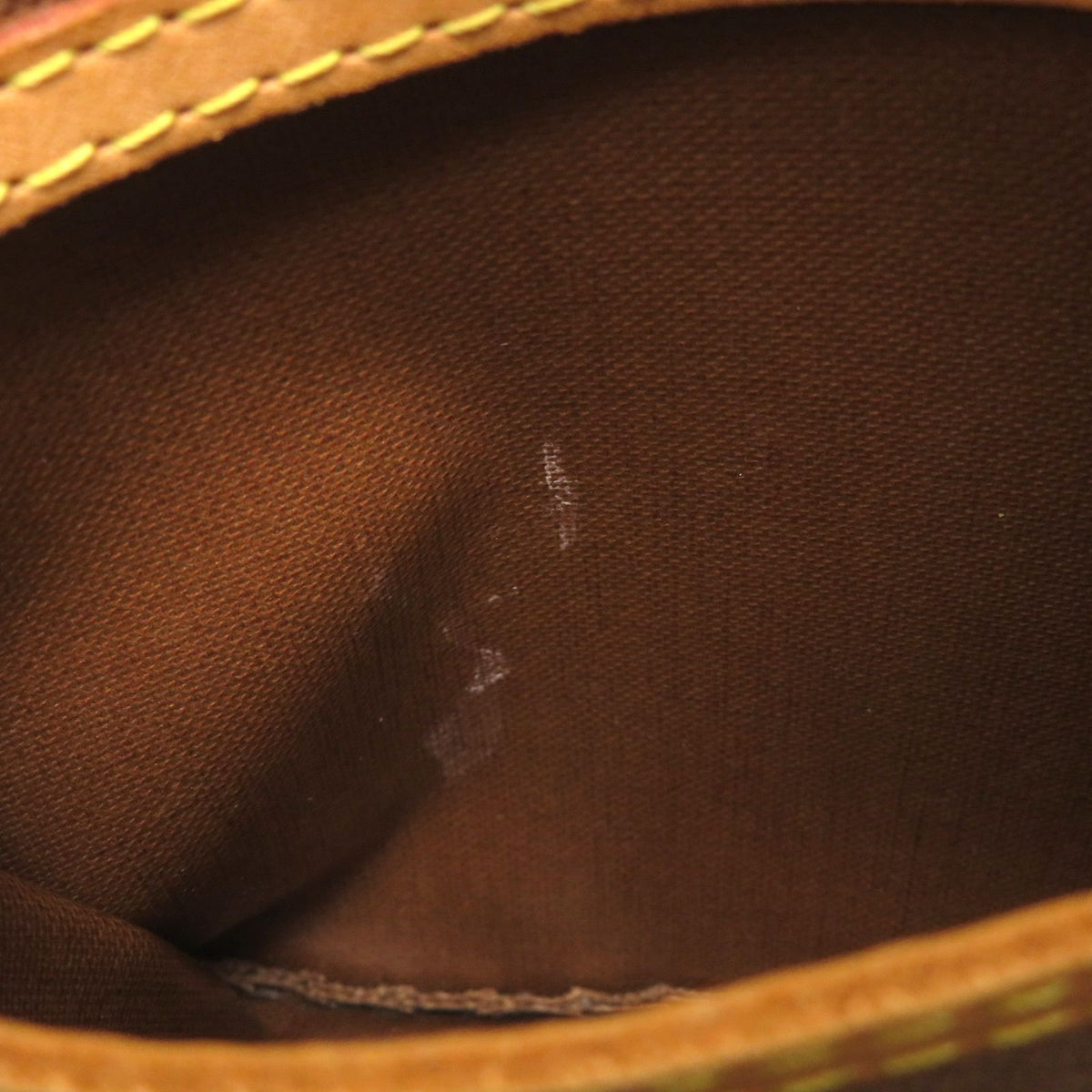 Louis Vuitton Montorgueil PM Monogram Shoulder Bag Canvas Brown — view 6
