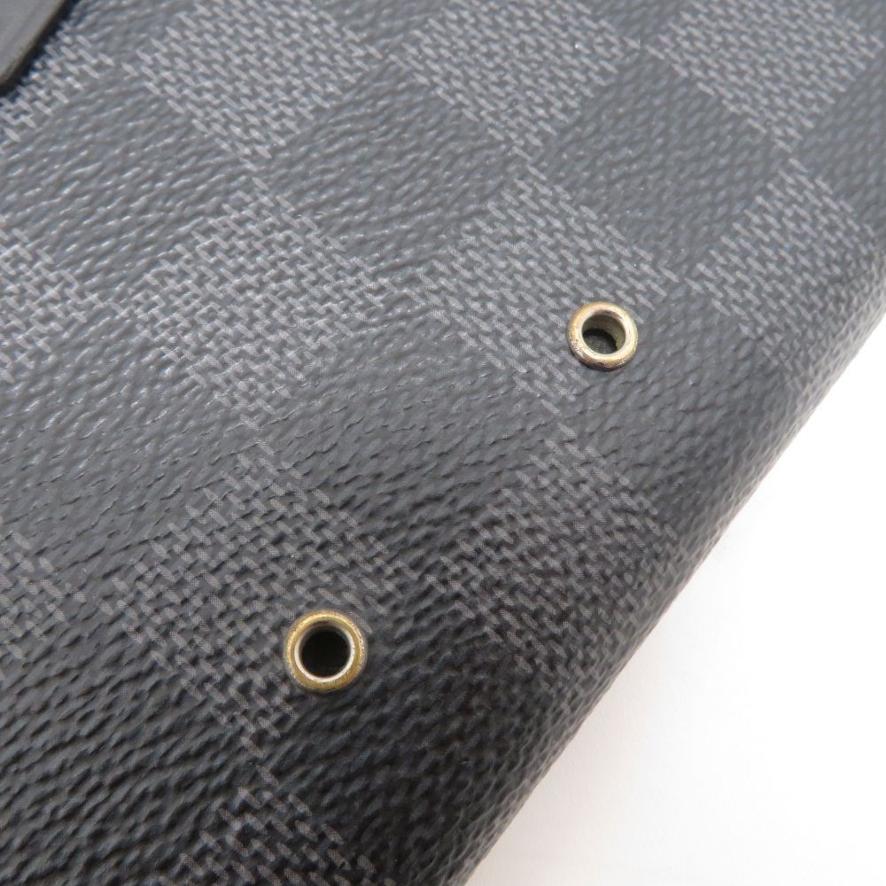 Louis Vuitton Zippy Dragonne Damier Graphite Wallet Canvas Gray — view 6