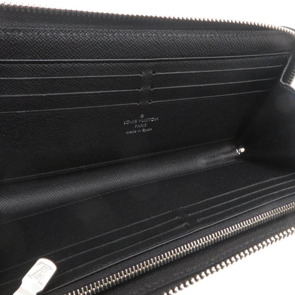 Louis Vuitton Zippy Dragonne Damier Graphite Wallet Canvas Gray — view 8