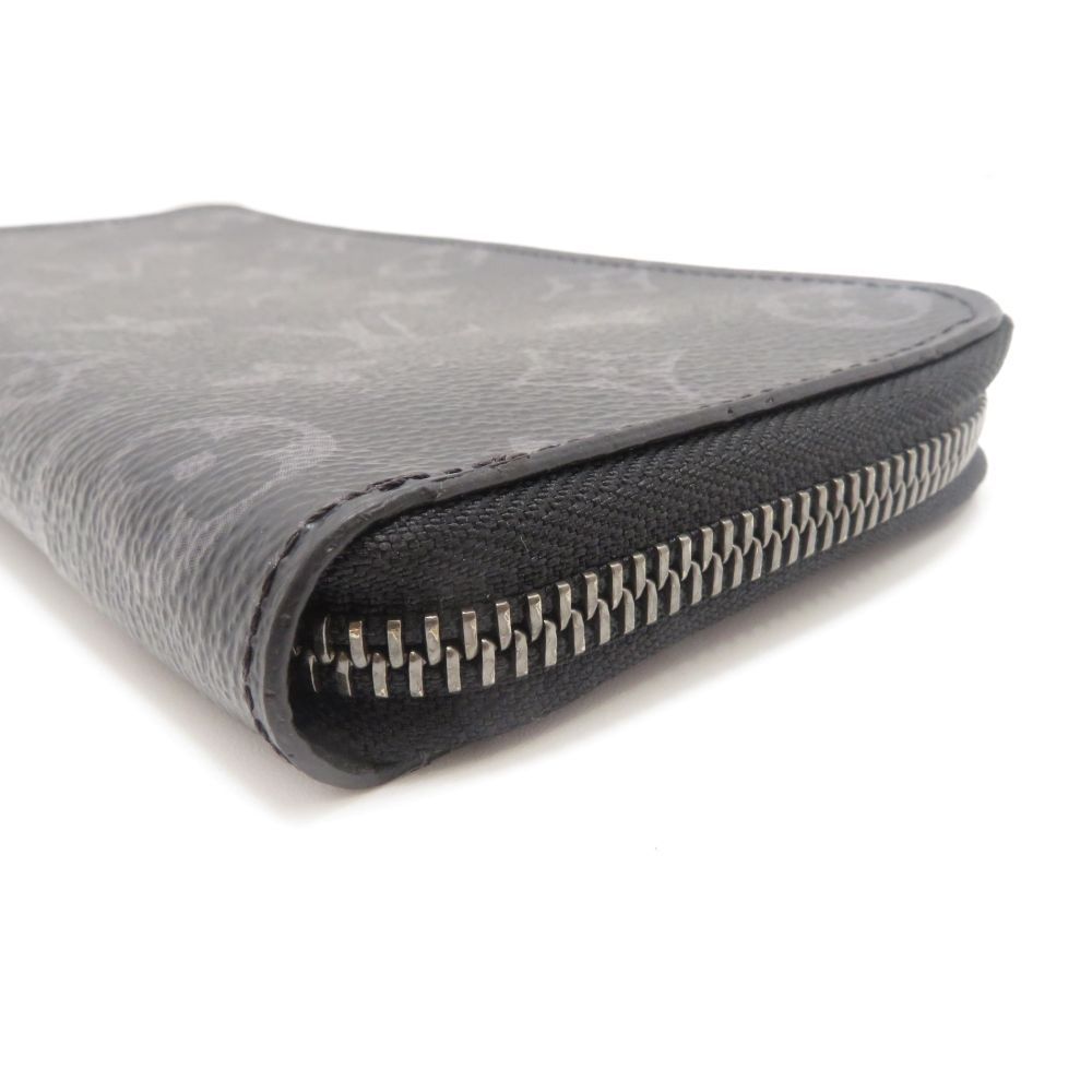 Louis Vuitton Zippy Wallet Vertical Monogram Eclipse Gray — view 7