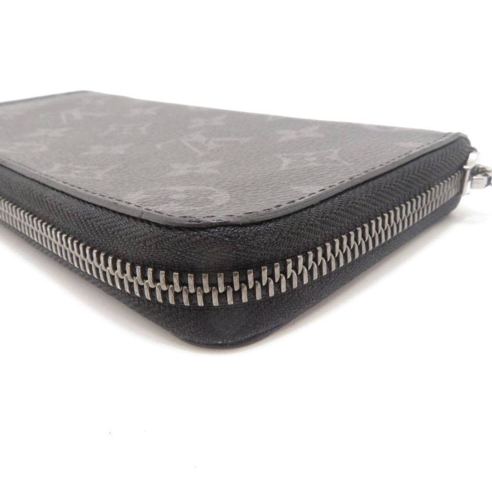 Louis Vuitton Zippy Wallet Vertical Monogram Eclipse Gray — view 5