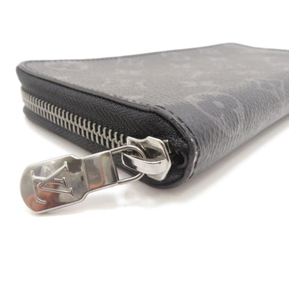 Louis Vuitton Zippy Wallet Vertical Monogram Eclipse Gray — view 4