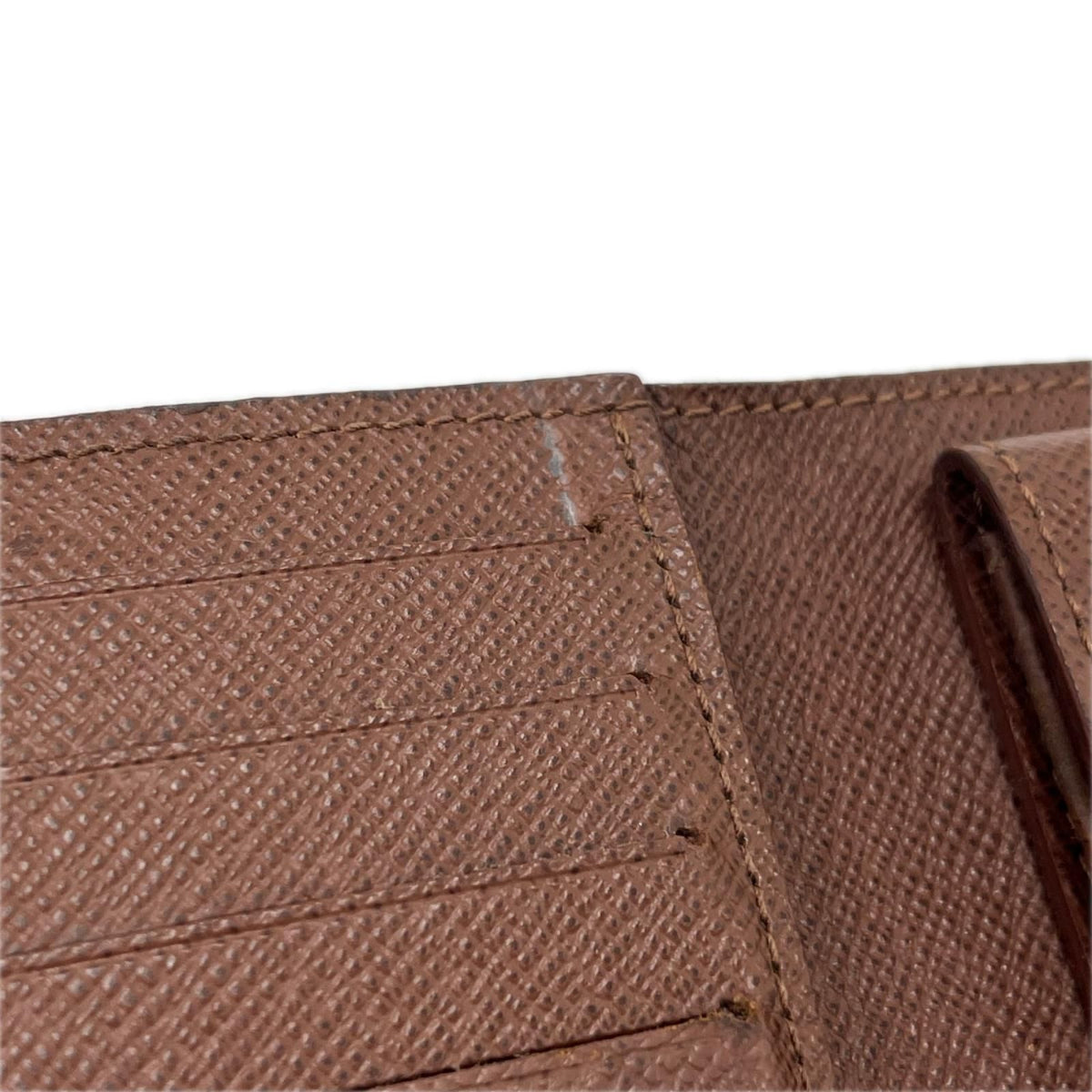 Louis Vuitton Bifold Wallet Portefeuille Marco Brown — view 5