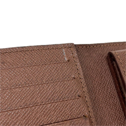 Louis Vuitton Bifold Wallet Portefeuille Marco Brown — view 5