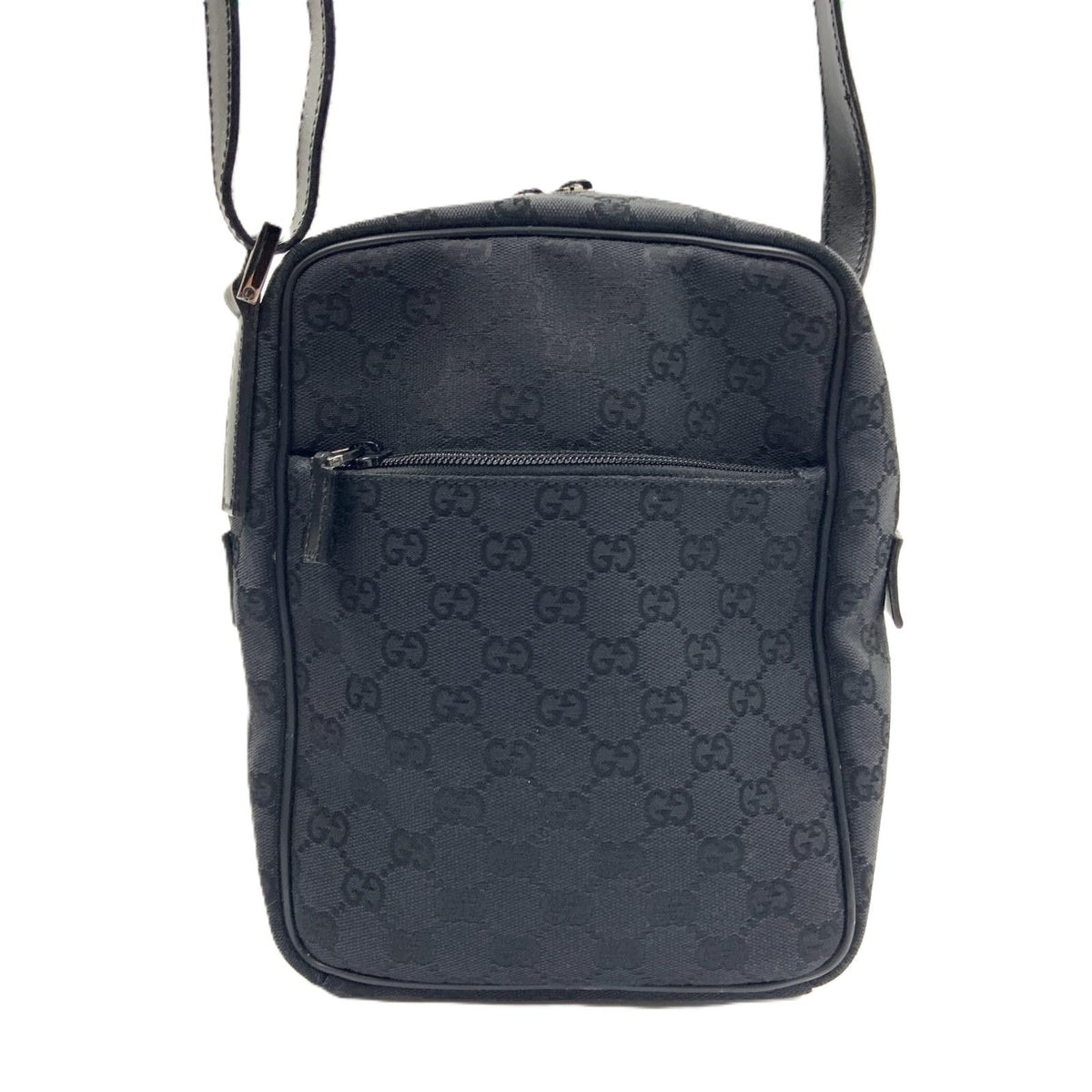 Gucci GG Canvas Shoulder Bag Black