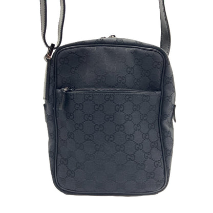 Gucci GG Canvas Shoulder Bag Black