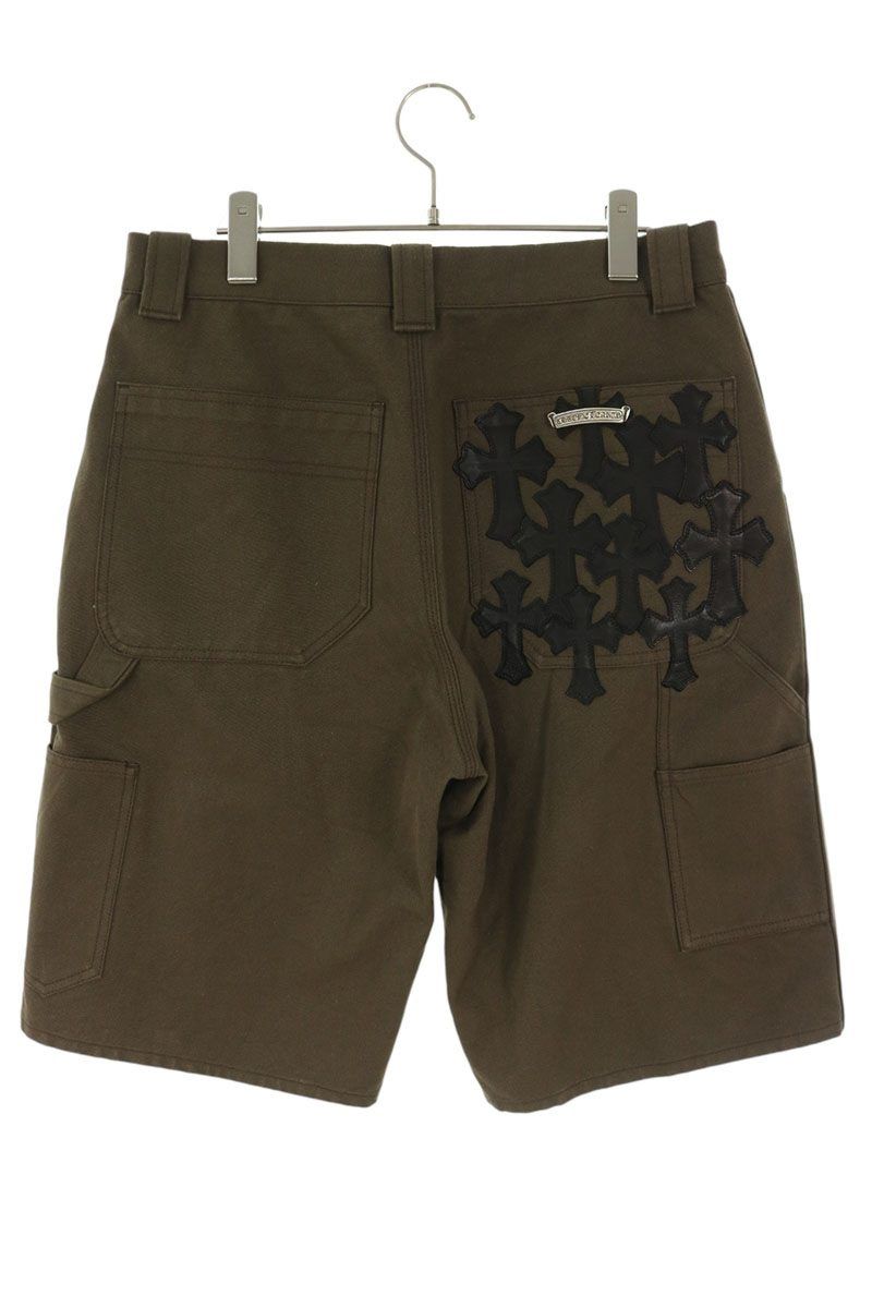 Chrome Hearts Carpenter Shorts Carpentershorts Back Pocket Cemetery Patchshorts — view 2
