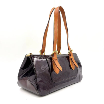 Louis Vuitton Rosewood Avenue Monogram Vernis Amarante Leather Patent Dark — view 2