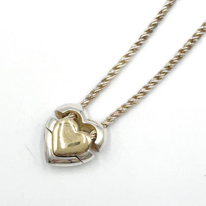 Tiffany & Co Puzzle Heart Gold Silver Necklace
