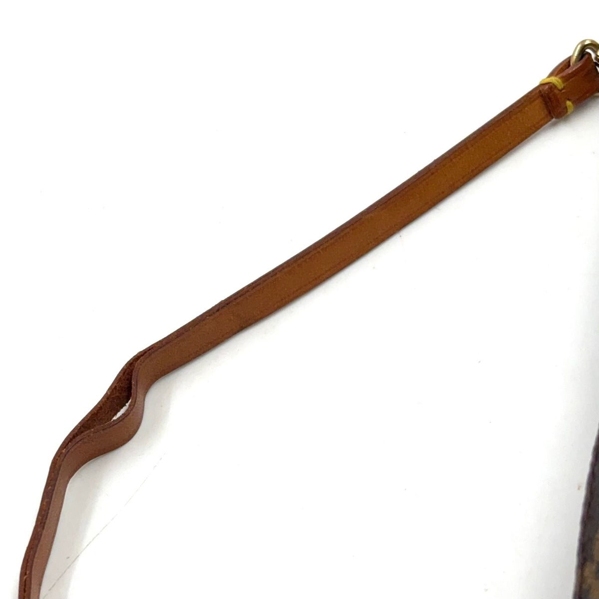 Louis Vuitton Pochette Accessoires Monogram Leather Brown Light Handbag Gold — view 7