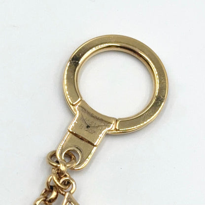 Louis Vuitton Fleur de Monogram Off White Gold Beige Charm Keychain — view 4