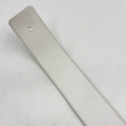 Louis Vuitton Ceinture LV Tiger 40 Leather White Red Belt Silver — view 5