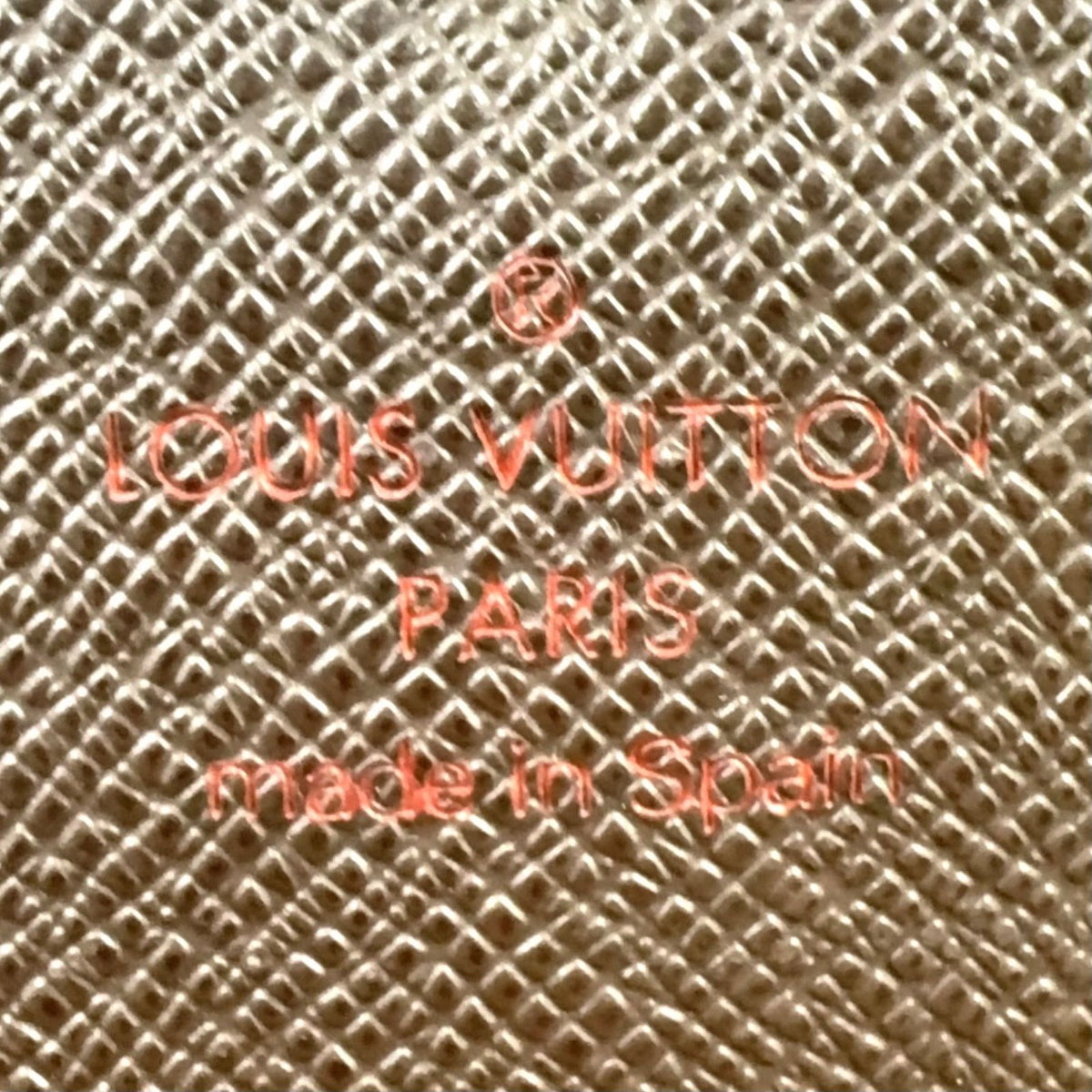 Louis Vuitton Portefeuille Sarah Damier Ebene Leather Brown Bifold Wallet Gold — view 4